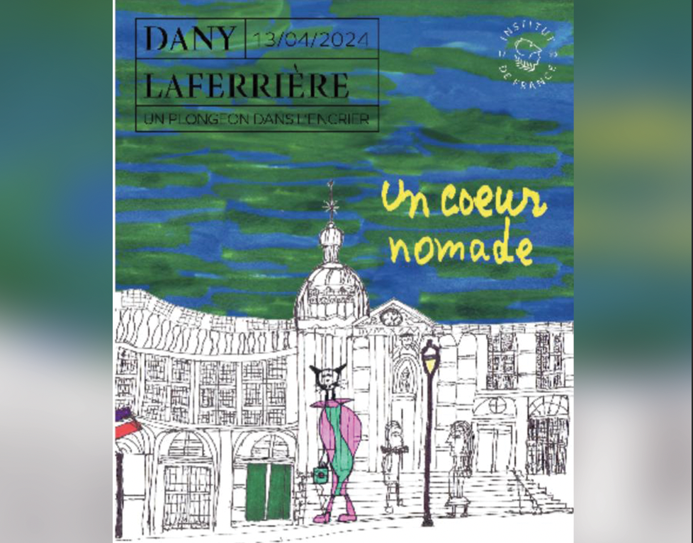« Un cœur nomade » une exposition  sur des extraits des romans graphiques de Dany Laferrière au Pont des Arts à Paris